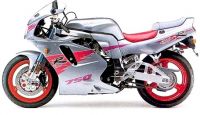 Suzuki GSX-R 750 1994 - Silver/Pink Version - Decalset