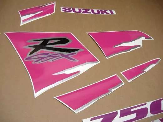 Suzuki GSX-R 750 1994 - Silber/Pinke Version - Dekorset