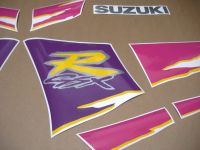 Suzuki GSX-R 750 1994 - Schwarz/Violett Version - Dekorset