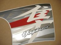 Suzuki Hayabusa 2012 - Weiße Version - Dekorset