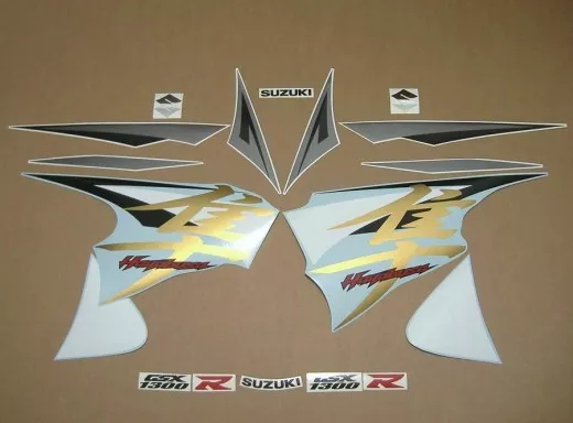 Suzuki Hayabusa 2013 - Weiße Version - Dekorset