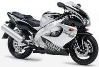 Yamaha YZF-1000R 1996 - Black/Silver Version - Decalset