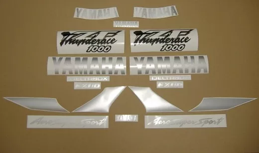 Yamaha YZF-1000R 1996 - Schwarz/Silber Version - Dekorset