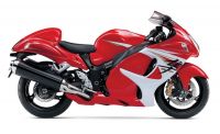 Suzuki Hayabusa 2014 - Rote Version - Dekorset