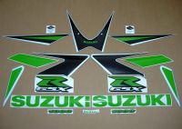 Suzuki GSX-R 1000 2005-2006 - Lime-Green - Custom-Decalset