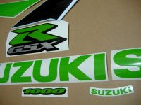 Suzuki GSX-R 1000 2005-2006 - Lime-Grün - Custom-Dekorset