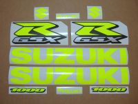 Suzuki GSX-R 1000 Universal - Neon-Yellow - Custom-Decalset