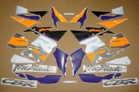 Honda CBR 919RR 1996 - Grau/Orange/Weiße Version - Dekorset