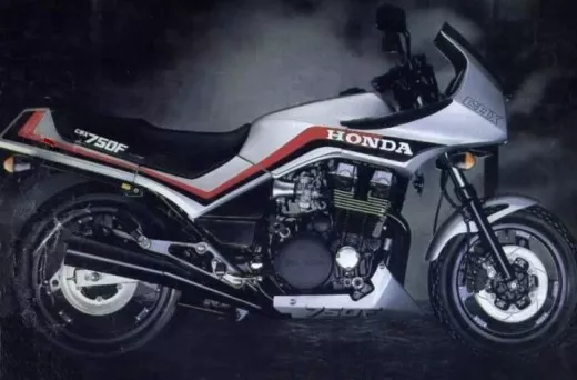 Honda CBX 750F 1985 - Silber Version - Dekorset