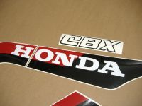 Honda CBX 750F 1985 - Silber Version - Dekorset