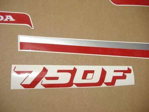 Honda CBX 750F 1986 - Schwarze Version - Dekorset