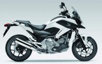 Honda NC700X 2014 - Weiße Version - Dekorset