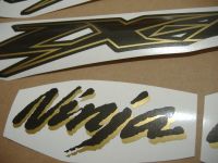 Kawasaki ZX-12R - Gold/Kohlegrau - Custom-Dekorset