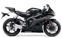 Yamaha YZF-R6 RJ11 2006 - Schwarze Version - Dekorset