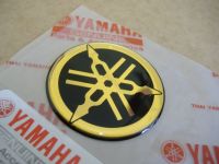 Yamaha Original Gel Emblems 2x45mm + 1x30mm in Gold