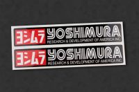 YOSHIMURA V1 Auspuff-Aufkleber hitzefest, 2 Stück
