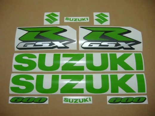 Suzuki GSX-R 600 Universal - Lime-Grün - Custom-Dekorset