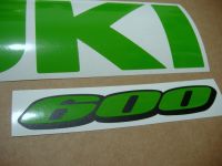 Suzuki GSX-R 600 Universal - Lime-Grün - Custom-Dekorset