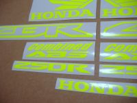 Honda CBR 250R - Neon-Gelb - Custom-Dekorset