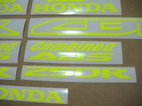 Honda CBR 250R - Neon-Gelb - Custom-Dekorset