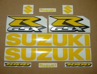 Suzuki GSX-R 1000 Universal - Yellow - Custom-Decalset