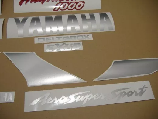 Yamaha YZF-1000R 1997 - Burgunder/Silber Version - Dekorset