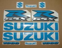 Suzuki GSX-R 1000 Universal - Lightblue - Custom-Decalset