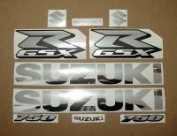 Suzuki GSX-R 750 Universal - Chrome Silber - Custom-Dekorset