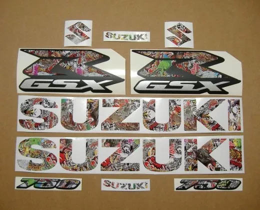Suzuki GSX-R 750 Universal - Graffiti - Custom-Dekorset