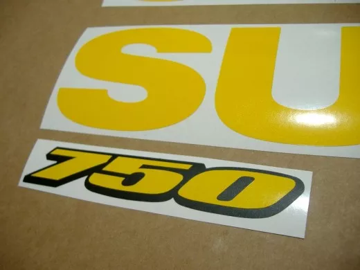 Suzuki GSX-R 750 Universal - Gelb - Custom-Dekorset