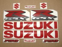 Suzuki GSX-R 750 Universal - Rot - Custom-Dekorset