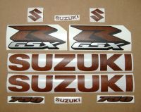 Suzuki GSX-R 750 Universal - Leder - Custom-Decalset