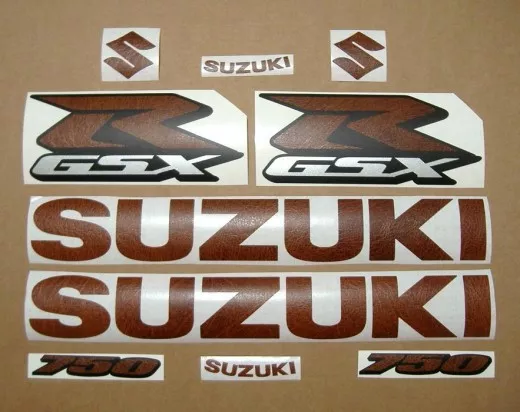 Suzuki GSX-R 750 Universal - Leder - Custom-Dekorset