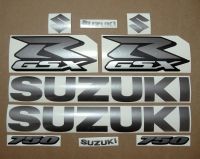 Suzuki GSX-R 750 Universal - Graphitgrau - Custom-Dekorset
