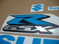 Suzuki GSX-R 750 Universal - Hellblau - Custom-Dekorset