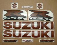 Suzuki GSX-R 600 Universal - Leder - Custom-Dekorset