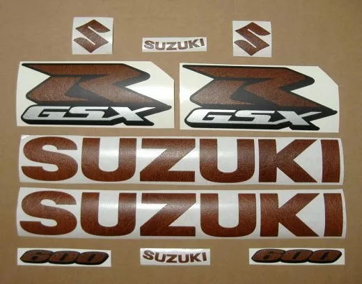 Suzuki GSX-R 600 Universal - Leather - Custom-Decalset