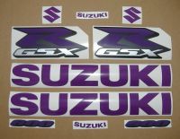 Suzuki GSX-R 600 Universal - Purple - Custom-Decalset