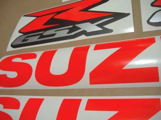 Suzuki GSX-R 600 Universal - Neon-Rot - Custom-Dekorset