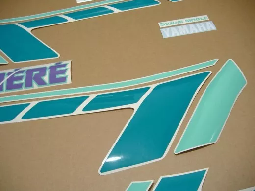 Yamaha XTZ 660 Tenere 1993 - Schwarz/Grün Version - Dekorset