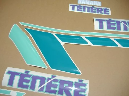 Yamaha XTZ 660 Tenere 1993 - Schwarz/Grün Version - Dekorset