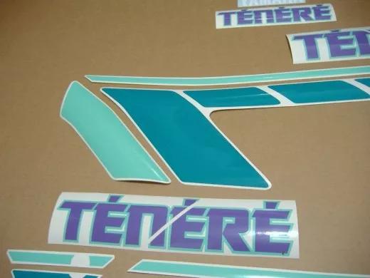 Yamaha XTZ 660 Tenere 1993 - Schwarz/Grün Version - Dekorset