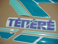 Yamaha XTZ 660 Tenere 1993 - Schwarz/Grün Version - Dekorset