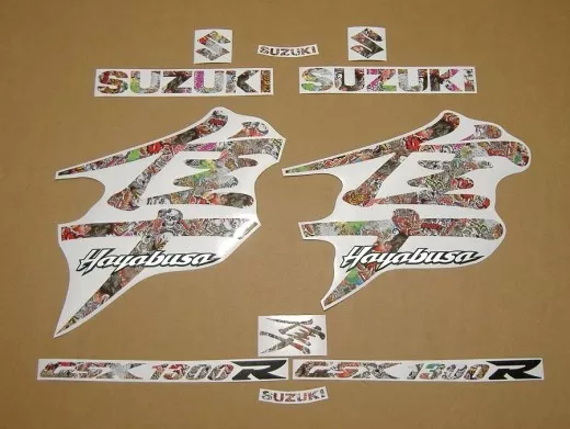 Suzuki Hayabusa 1999-2007 - Graffiti - Custom-Dekorset