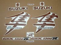 Suzuki Hayabusa 1999-2007 - Leder - Custom-Dekorset