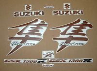 Suzuki Hayabusa 1999-2007 - Leather - Custom-Decalset