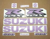 Suzuki GSX-R 600 Universal - Violet - Custom-Decalset