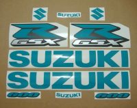 Suzuki GSX-R 600 Universal - Opal-Grün - Custom-Dekorset