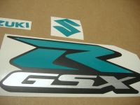 Suzuki GSX-R 600 Universal - Opal-Grün - Custom-Dekorset