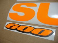 Suzuki GSX-R 600 Universal - Neon-Orange - Custom-Dekorset